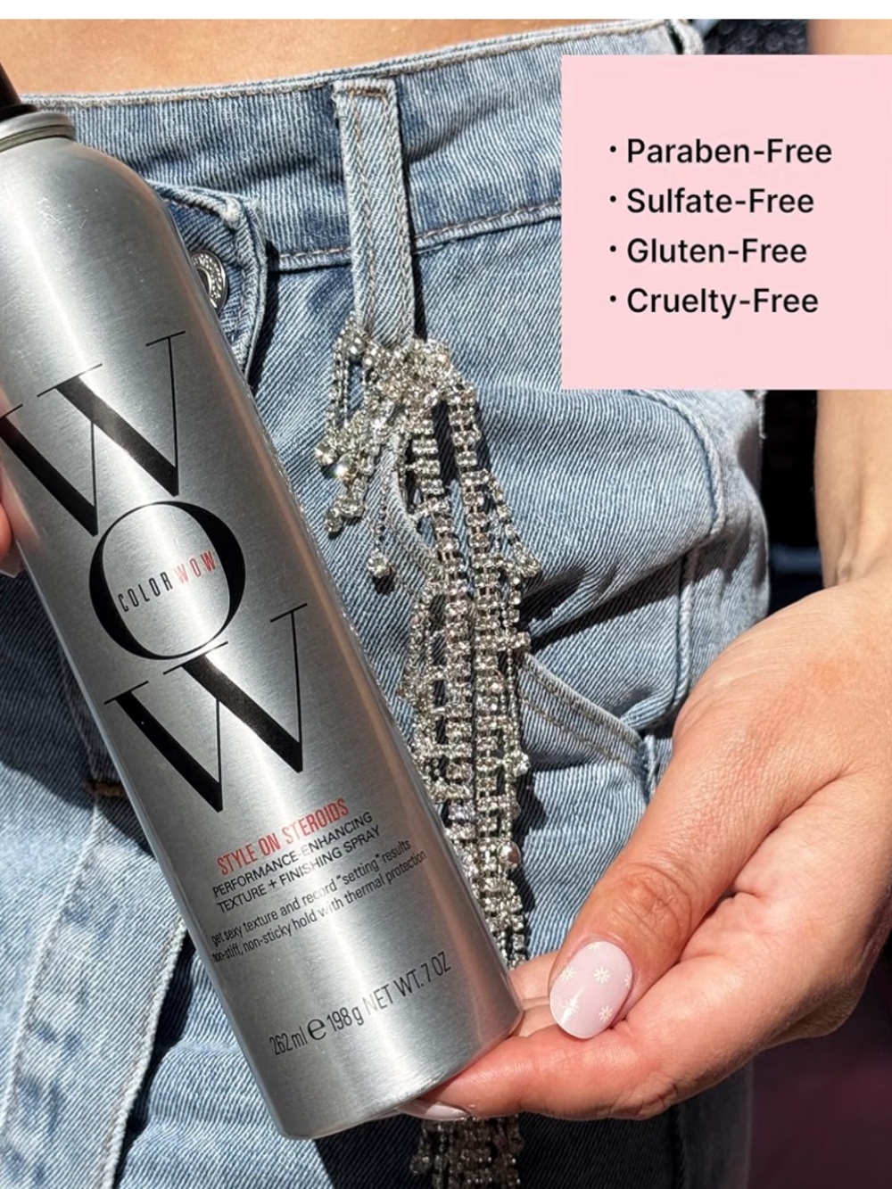 COLOR WOW Style on Steroids Texturizing Spray, Non-Sticky Hair Texturizer NEW - Picture 4 of 5